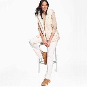 Johnston & Murphy ENID Reversible Faux Fur Hooded Vest XS NWOT